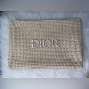 Dior Raffia Pouch